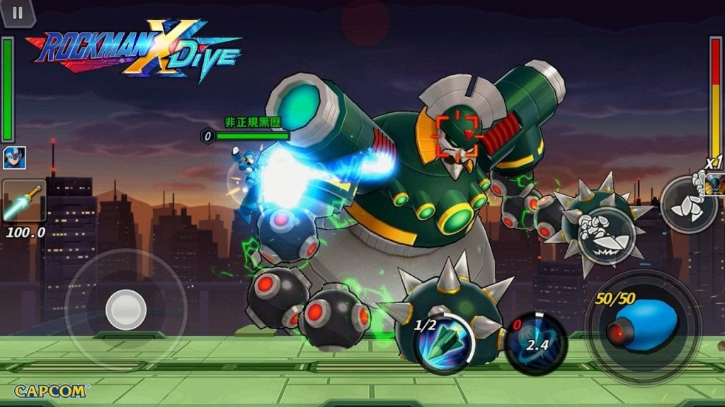 Mega online Game world: Dive into the ultimate MCW Enjoy! Rockman X DiVE screenshot 1