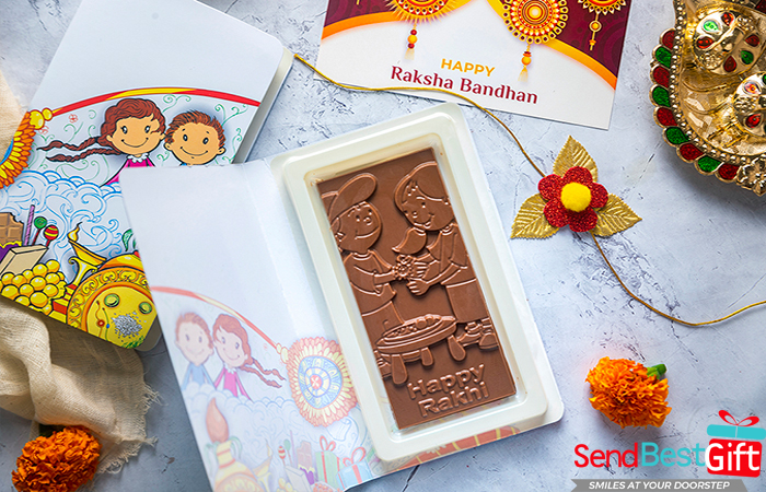 Innovative Raksha Bandhan Cards and Sweets Combo Ideas Celebrate the Bond of Love Send Rakhi with Chocolates to Your Brother