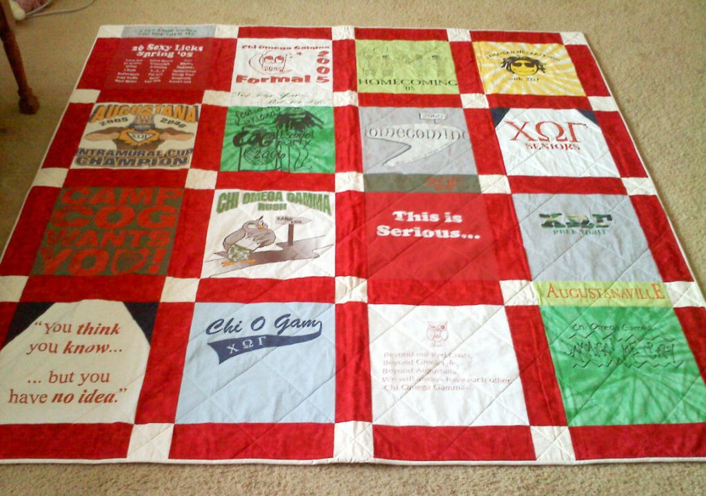 Create A One-Of-A Kind Tshirt Quilt With Borders COG T shirt1